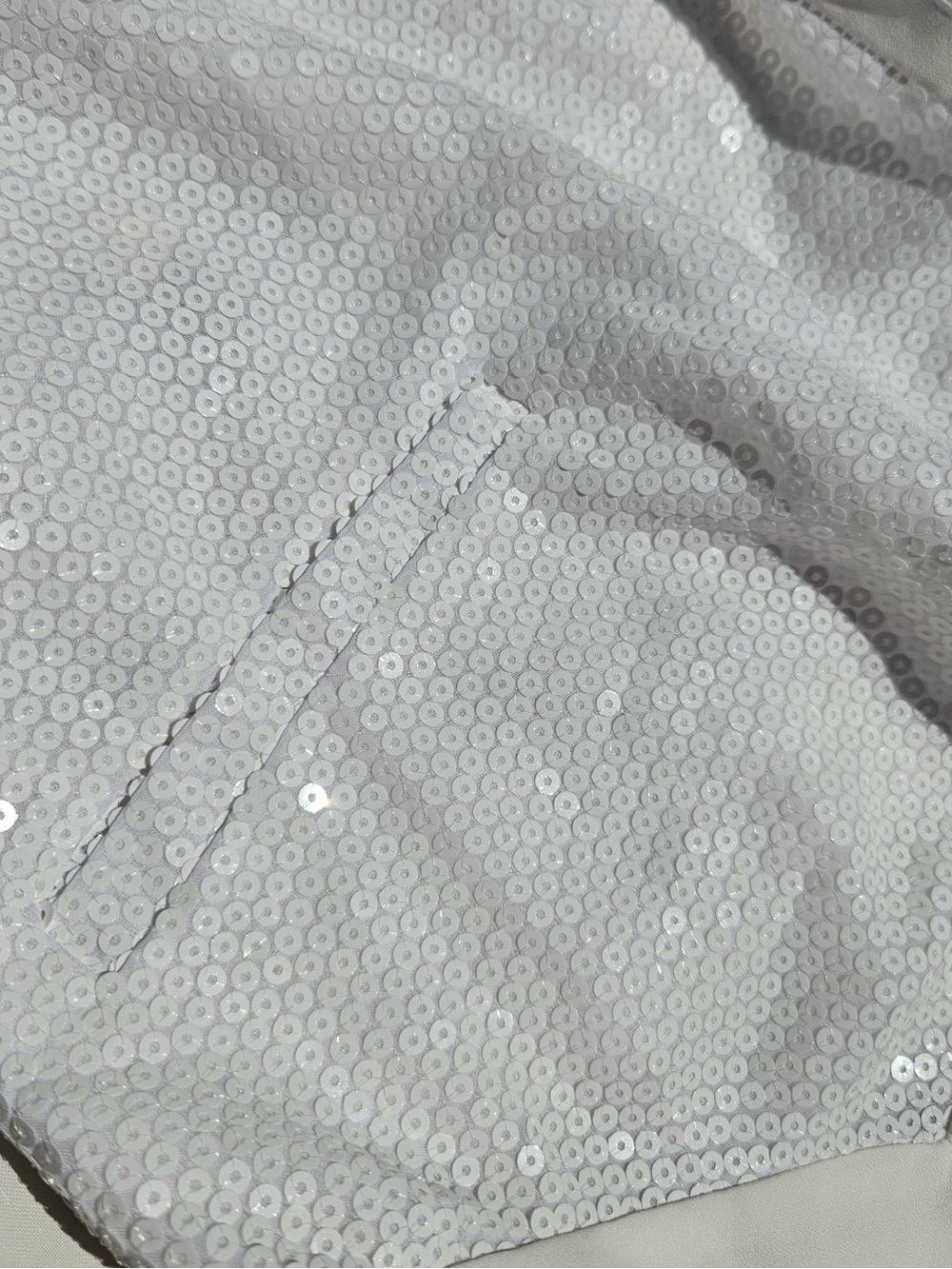 White Sequin Jacket